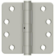 Deltana S44R4HDN 4" x 4" x 1/4" HD Radius Steel Door Hinge