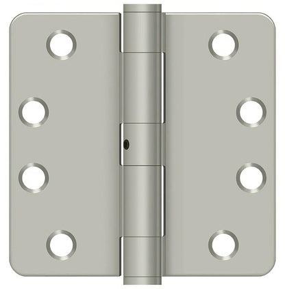 Deltana S44R4HDN 4" x 4" x 1/4" HD Radius Steel Door Hinge