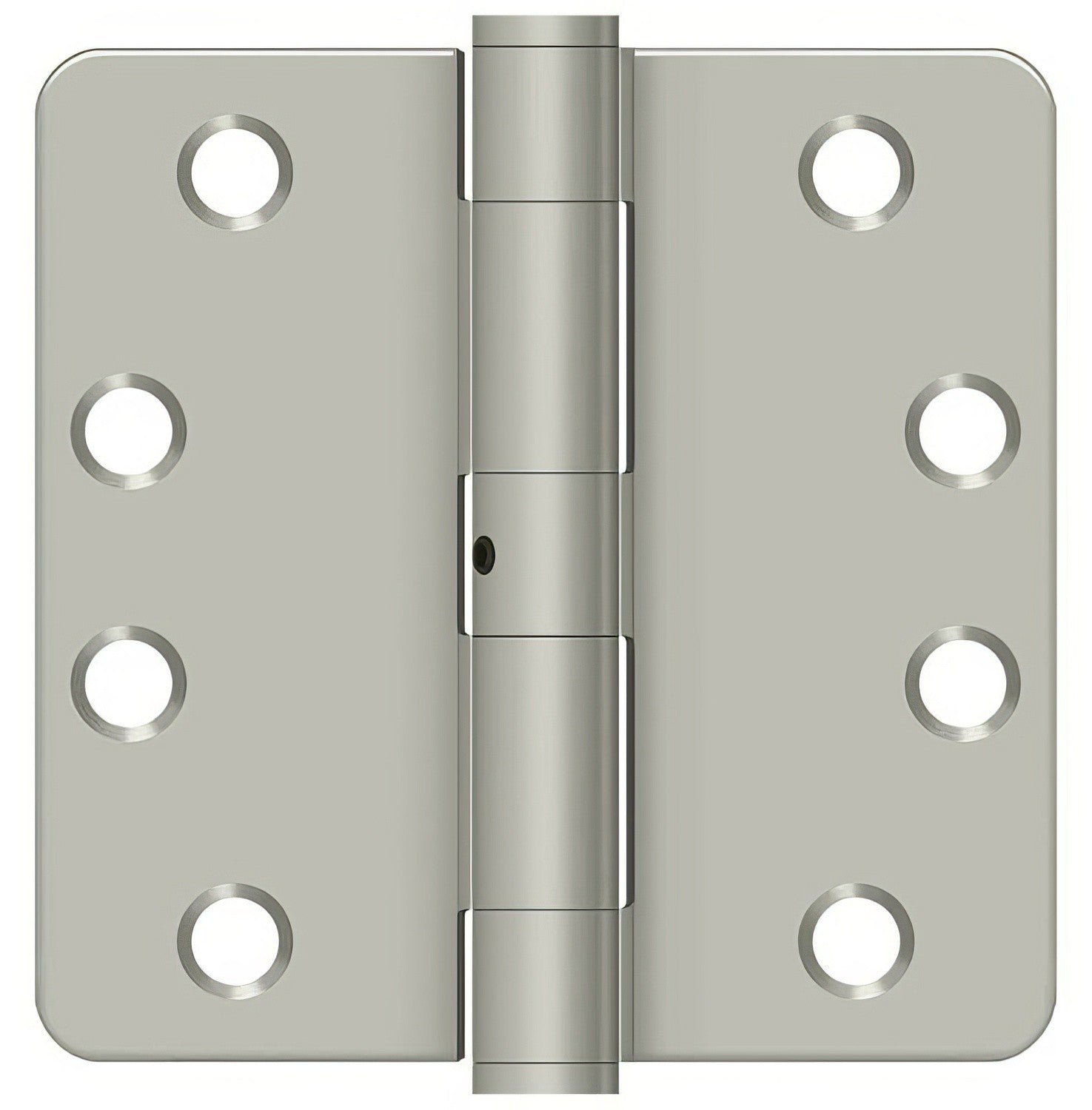 Deltana S44R4HDN 4" x 4" x 1/4" HD Radius Steel Door Hinge