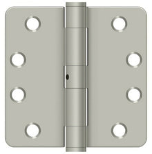 Deltana S44R4HDN 4" x 4" x 1/4" HD Radius Steel Door Hinge