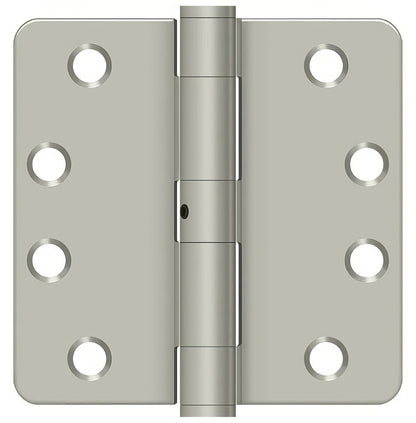 Deltana S44R4HDN 4" x 4" x 1/4" HD Radius Steel Door Hinge