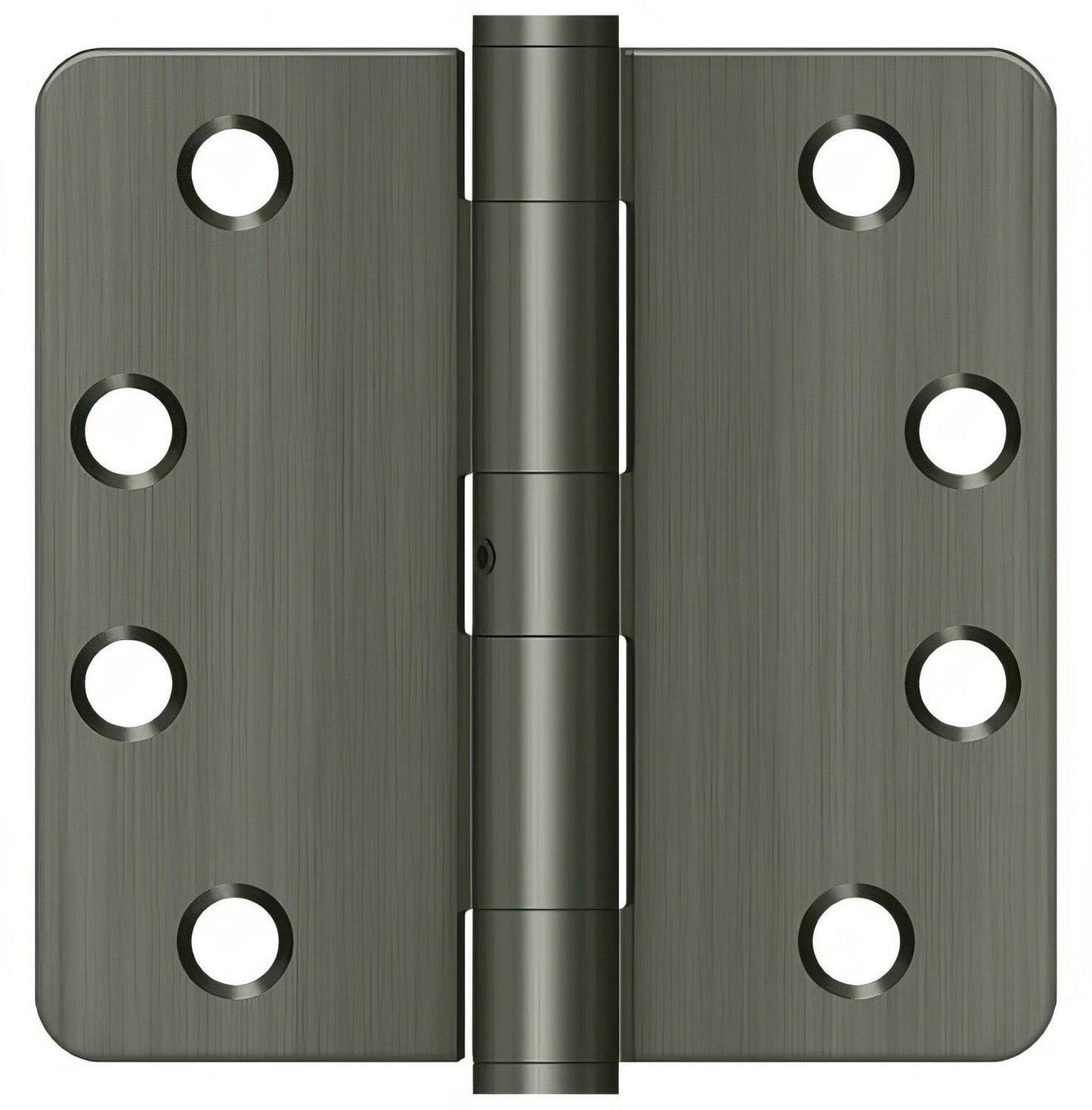 Deltana S44R4HDN 4" x 4" x 1/4" HD Radius Steel Door Hinge