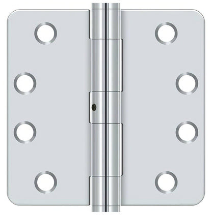 Deltana S44R4HDN 4" x 4" x 1/4" HD Radius Steel Door Hinge
