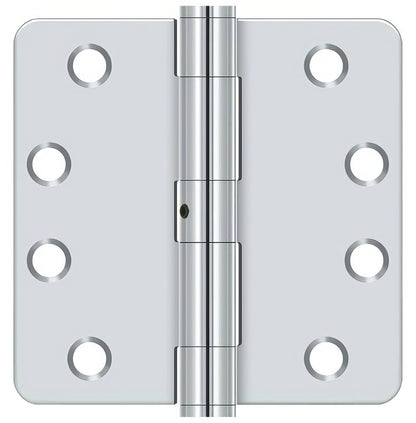 Deltana S44R4HDN 4" x 4" x 1/4" HD Radius Steel Door Hinge