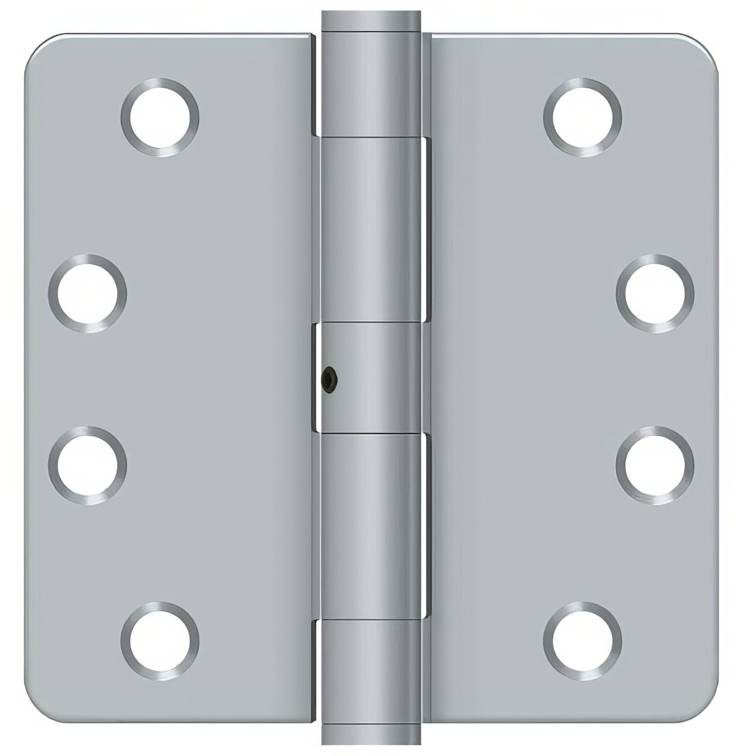 Deltana S44R4HDN 4" x 4" x 1/4" HD Radius Steel Door Hinge