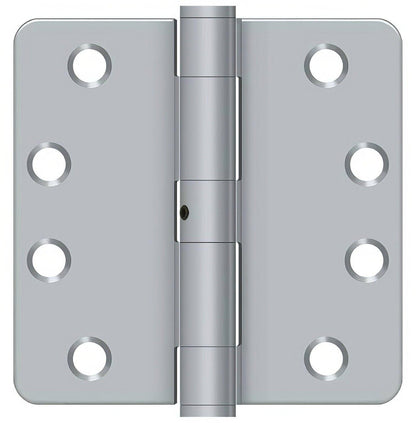 Deltana S44R4HDN 4" x 4" x 1/4" HD Radius Steel Door Hinge