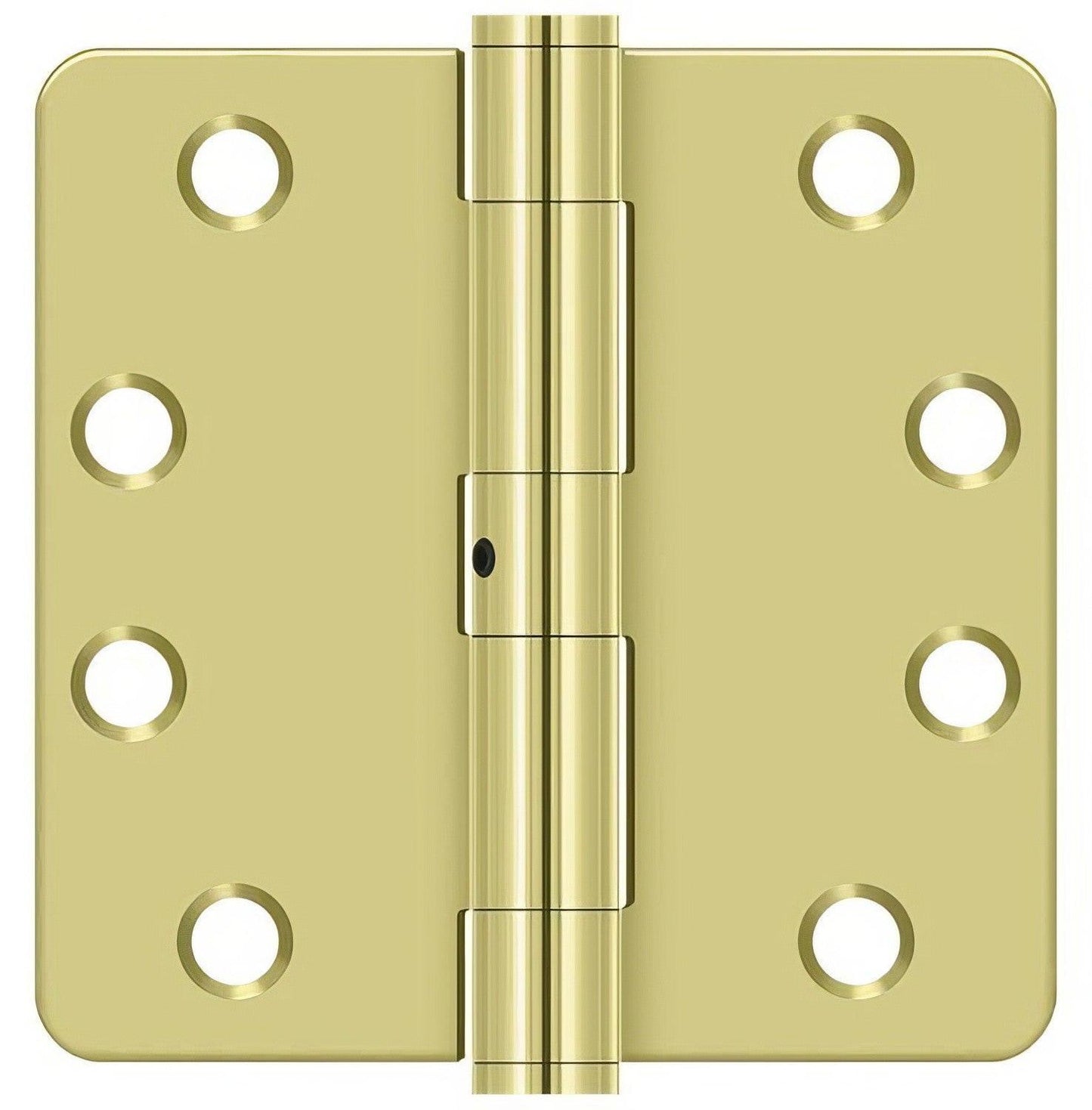 Deltana S44R4HDN 4" x 4" x 1/4" HD Radius Steel Door Hinge
