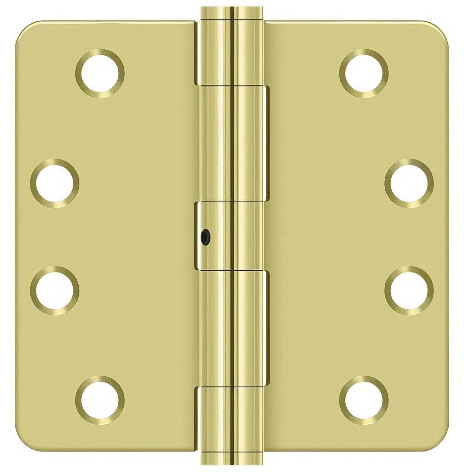 Deltana S44R4HDN 4" x 4" x 1/4" HD Radius Steel Door Hinge