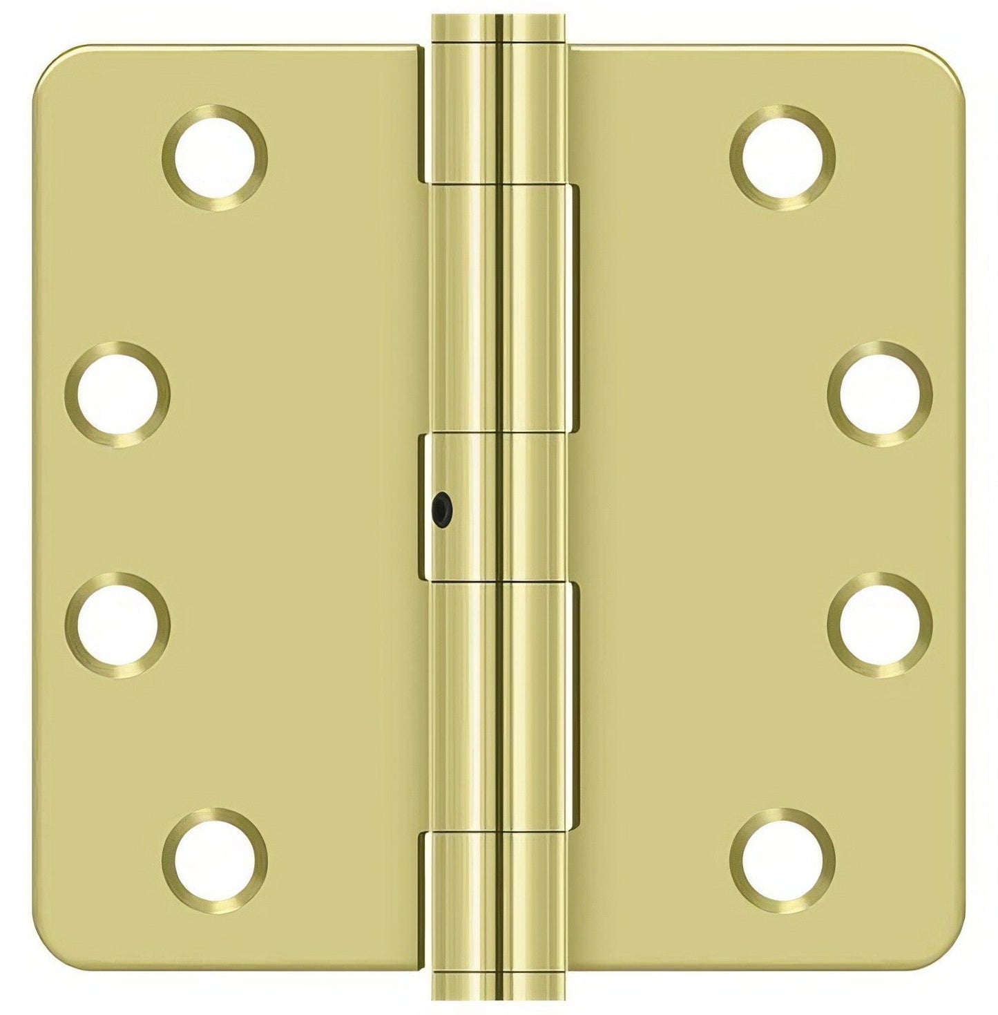 Deltana S44R4HDN 4" x 4" x 1/4" HD Radius Steel Door Hinge
