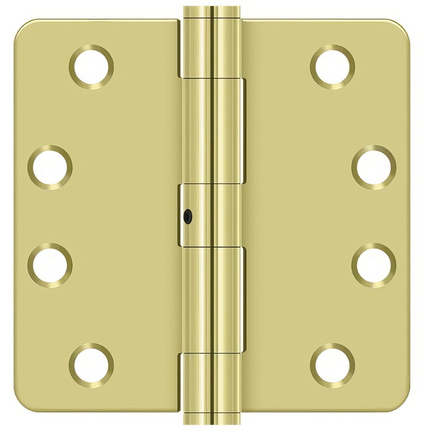 Deltana S44R4HDN 4" x 4" x 1/4" HD Radius Steel Door Hinge