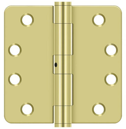 Deltana S44R4HDN 4" x 4" x 1/4" HD Radius Steel Door Hinge