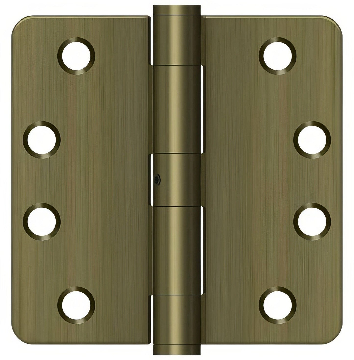 Deltana S44R4HDN 4" x 4" x 1/4" HD Radius Steel Door Hinge