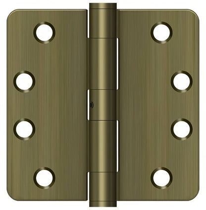 Deltana S44R4HDN 4" x 4" x 1/4" HD Radius Steel Door Hinge