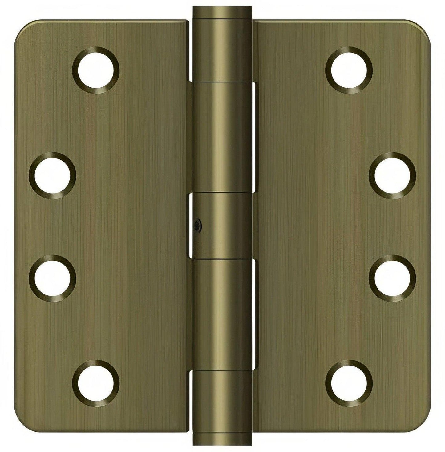 Deltana S44R4HDN 4" x 4" x 1/4" HD Radius Steel Door Hinge