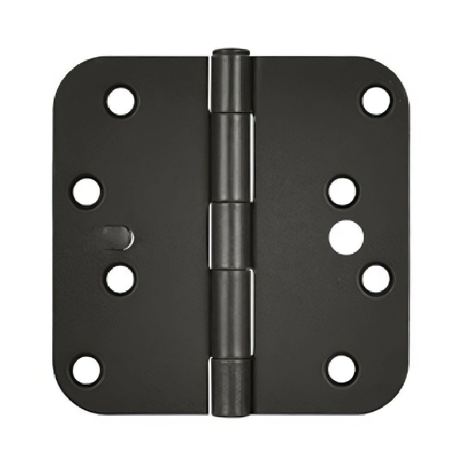 Deltana S44R5 4" x 4" x 5/8" Security Radius Steel Door Hinge