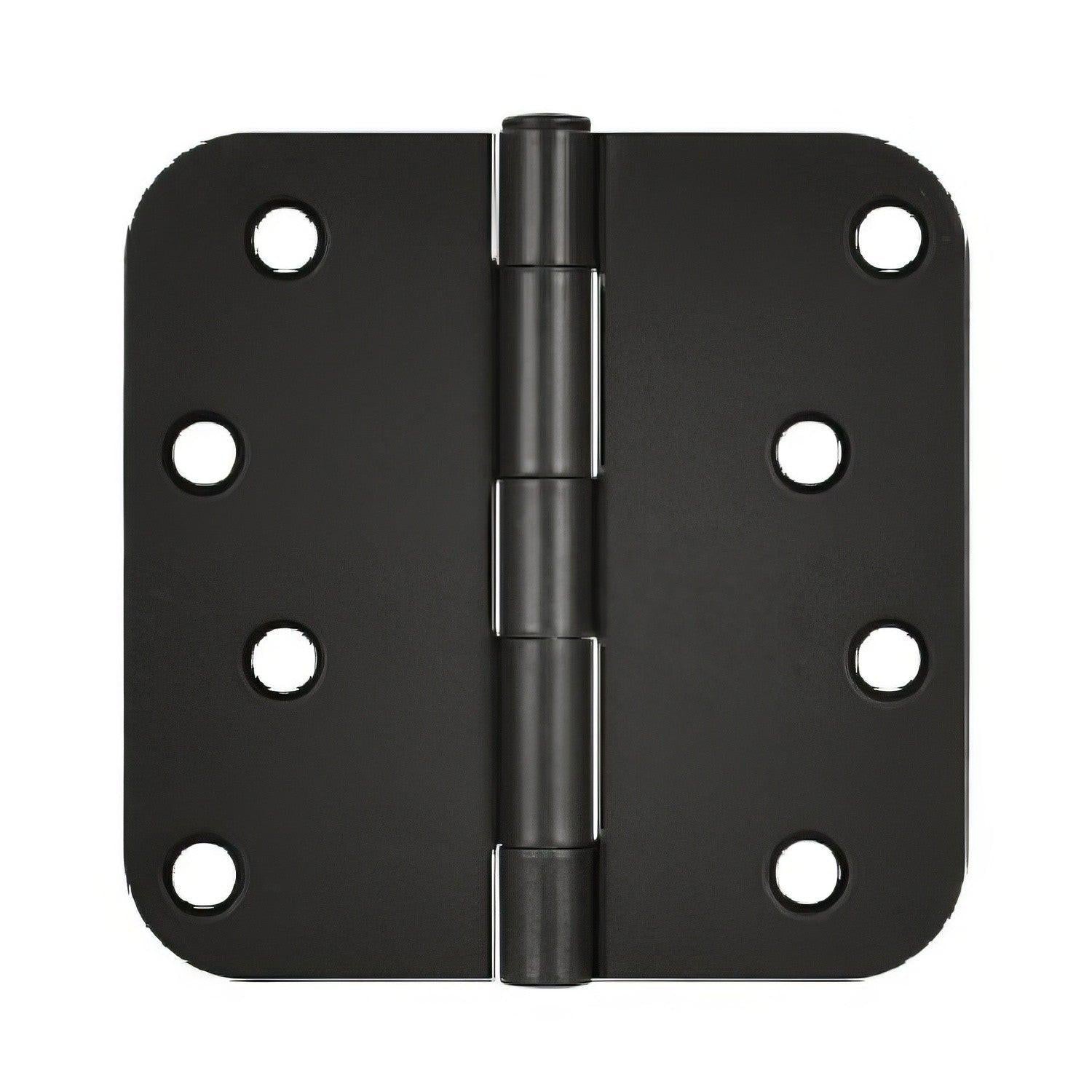 Deltana S44R5 4" x 4" Plain Bearing 5/8" Radius Corner Door Hinge - Pair.
