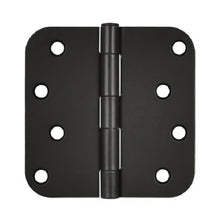 Deltana S44R5 4" x 4" Plain Bearing 5/8" Radius Corner Door Hinge - Pair.