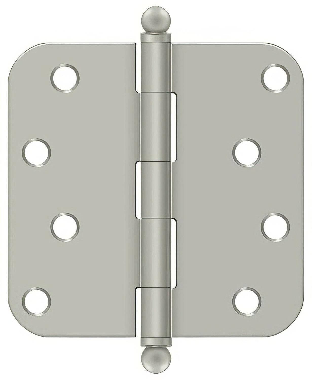 Deltana S44R5-BT 4" x 4" Plain Bearing 5/8" Radius Corner Door Hinge - Pair