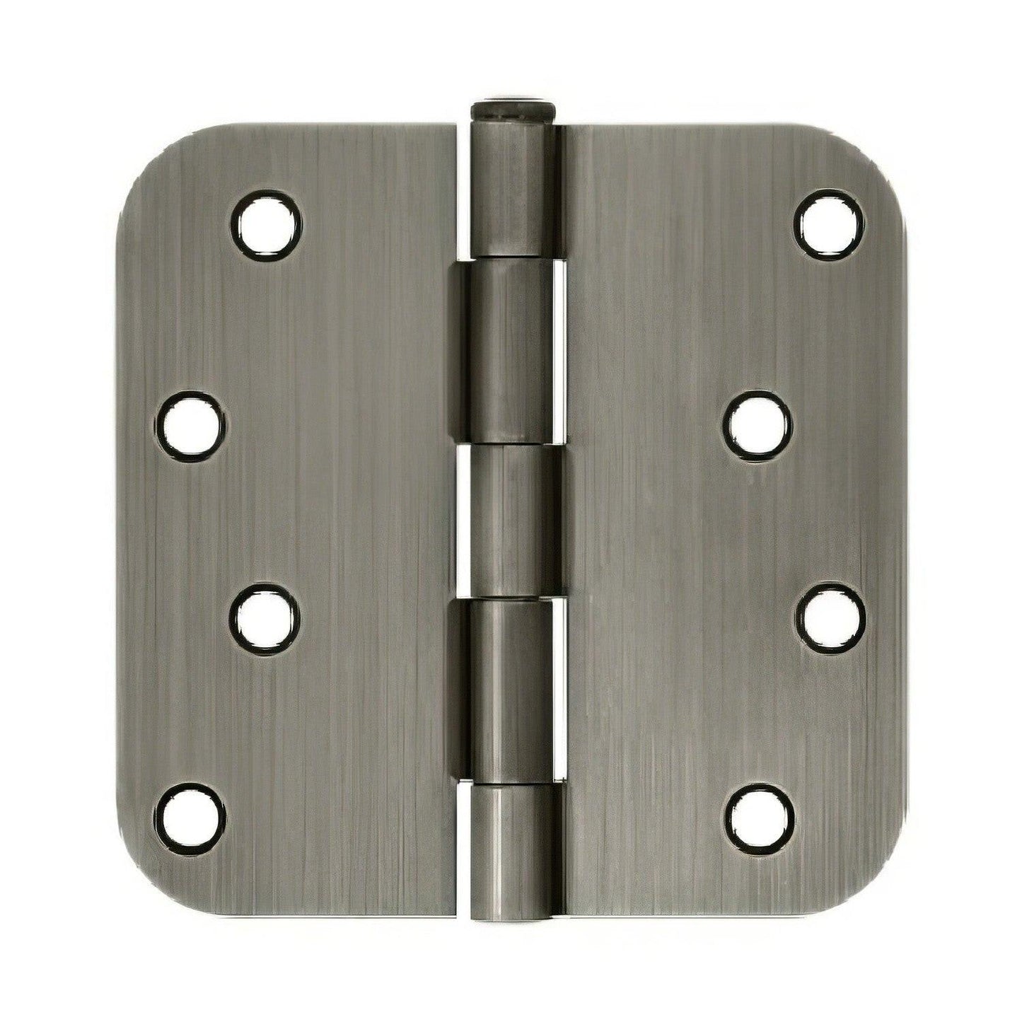 Deltana S44R5 4" x 4" Plain Bearing 5/8" Radius Corner Door Hinge - Pair.