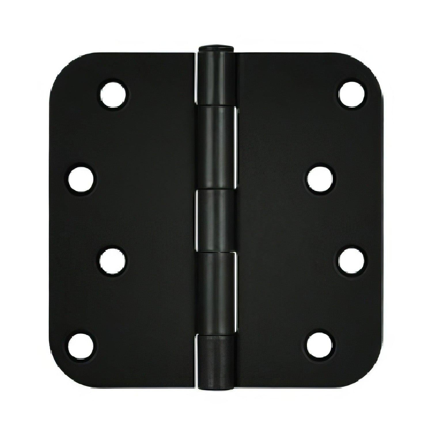 Deltana S44R5 4" x 4" Plain Bearing 5/8" Radius Corner Door Hinge - Pair.
