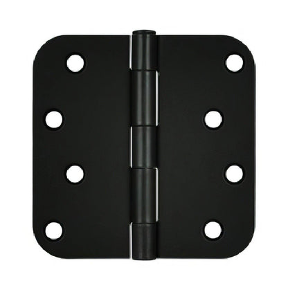 Deltana S44R5 4" x 4" Plain Bearing 5/8" Radius Corner Door Hinge - Pair.