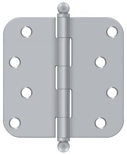 Deltana S44R5-BT 4" x 4" Plain Bearing 5/8" Radius Corner Door Hinge - Pair