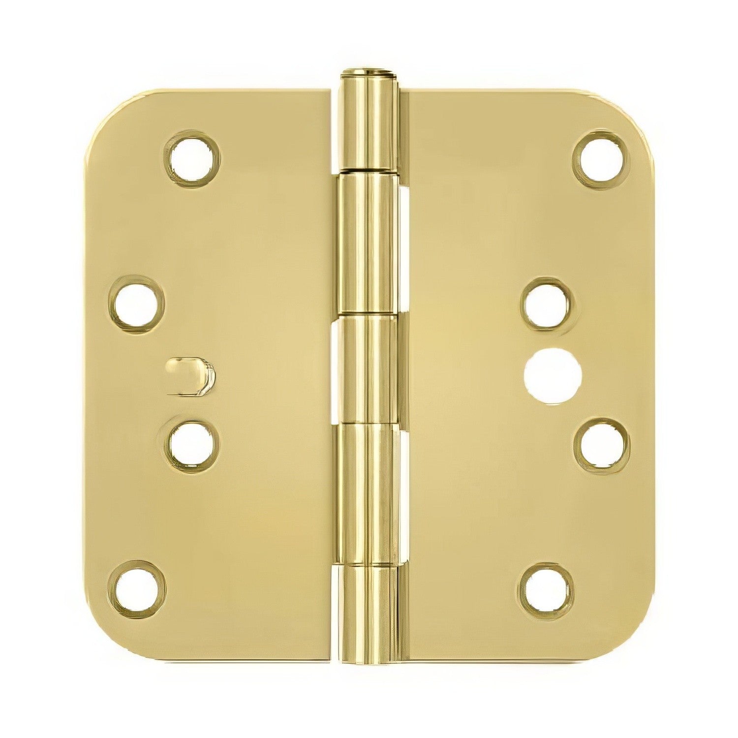 Deltana S44R5 4" x 4" x 5/8" Security Radius Steel Door Hinge