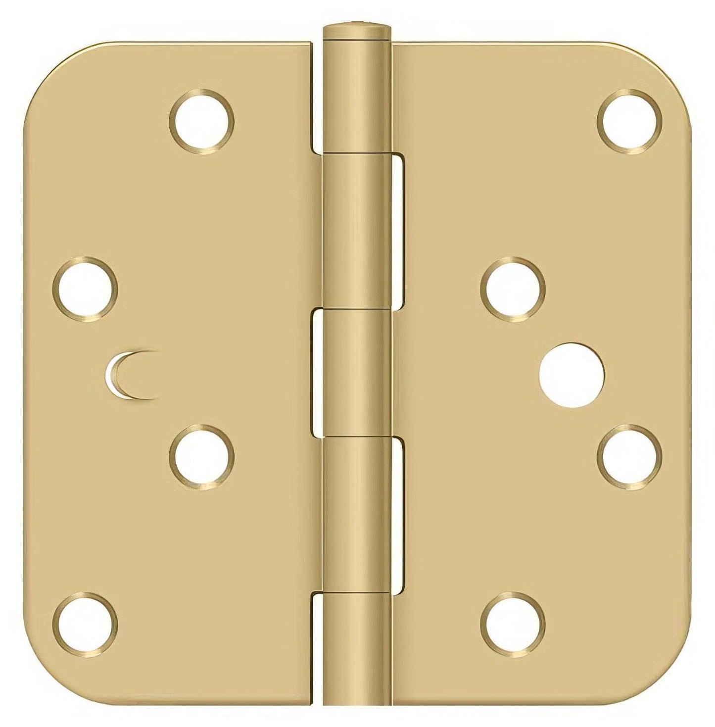 Deltana S44R54BMS 4" x 4" x 5/8" Bench Mark Radius Steel Door Hinge