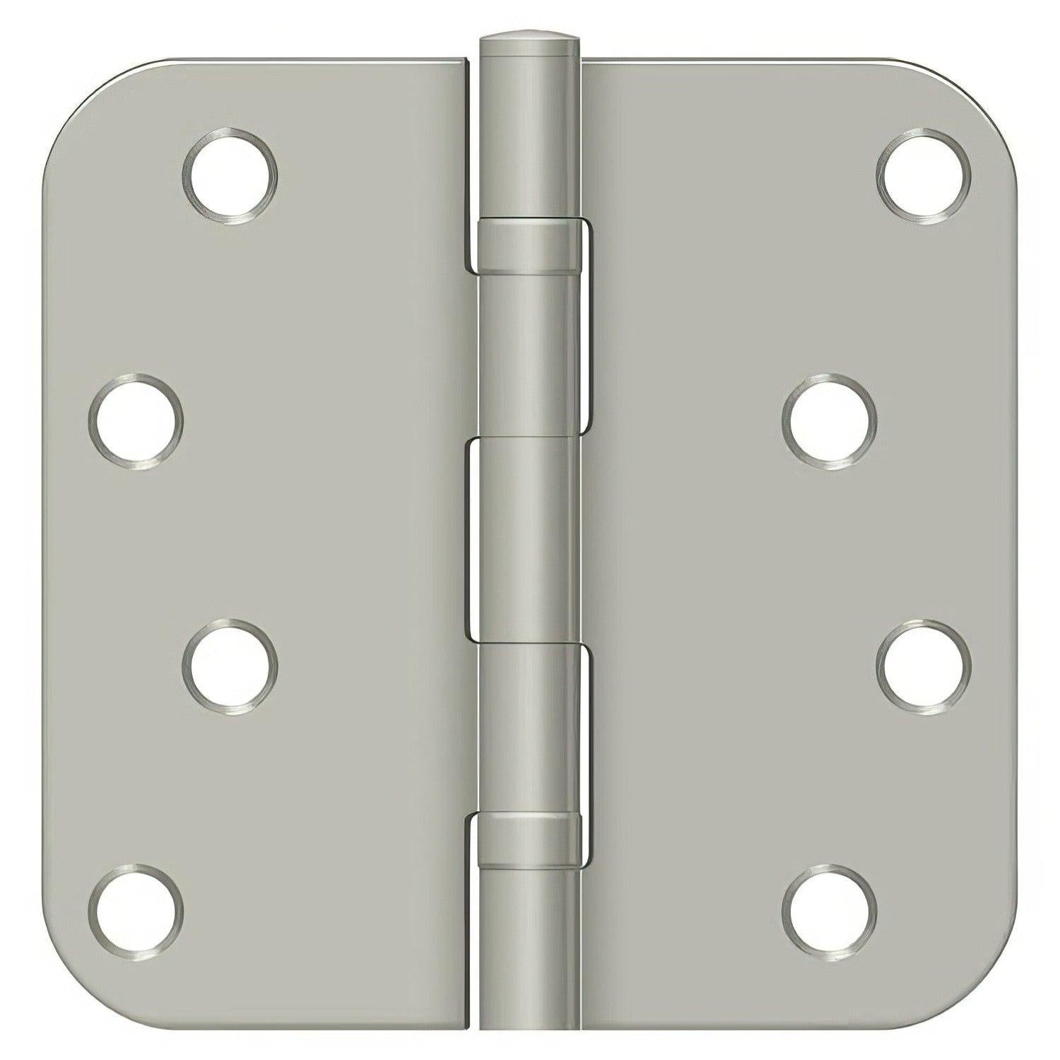 Deltana S44R5BB 4" x 4" Ball Bearing 5/8" Radius Corner Door Hinge - Pair