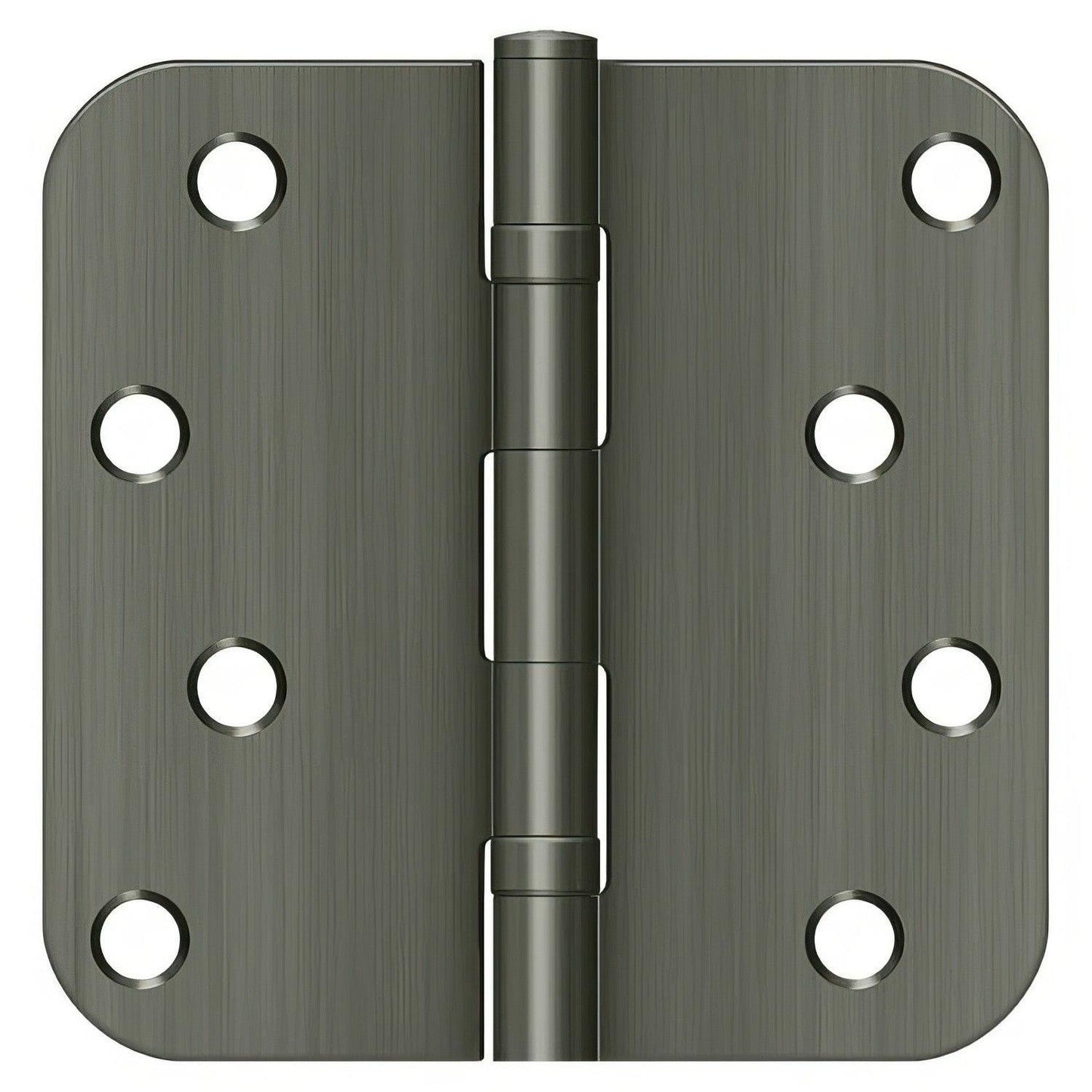 Deltana S44R5BB 4" x 4" Ball Bearing 5/8" Radius Corner Door Hinge - Pair