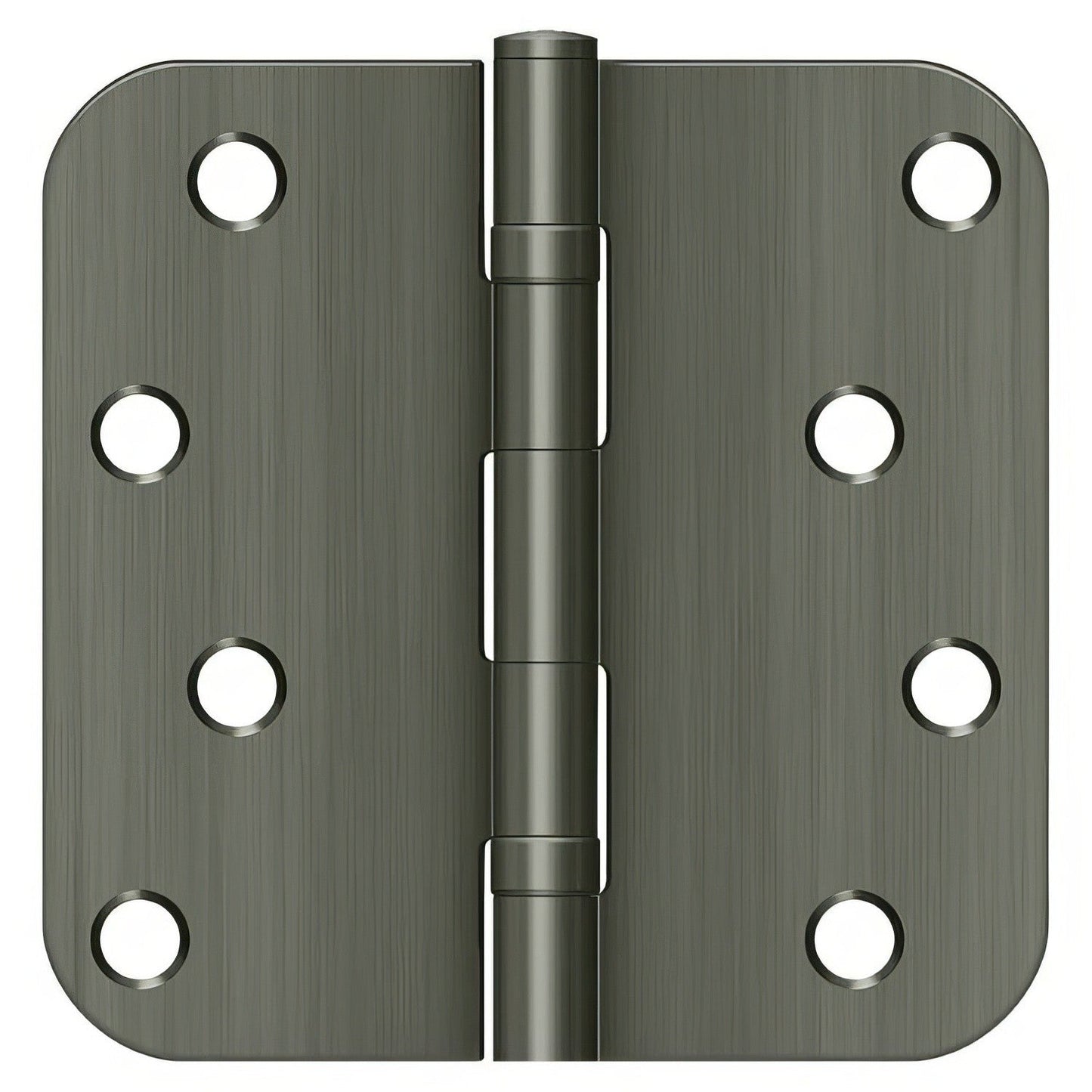 Deltana S44R5BB 4" x 4" Ball Bearing 5/8" Radius Corner Door Hinge - Pair