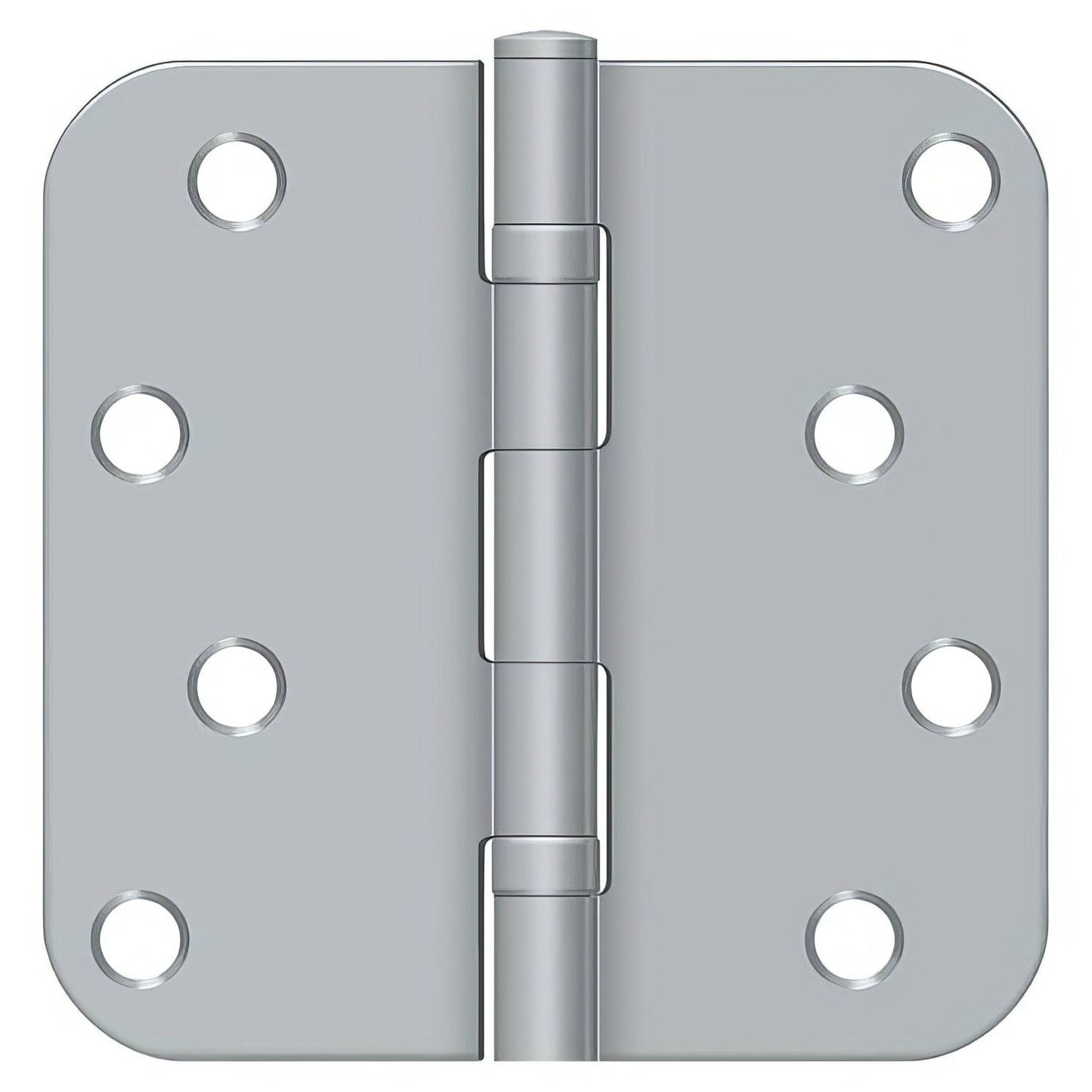 Deltana S44R5BB 4" x 4" Ball Bearing 5/8" Radius Corner Door Hinge - Pair
