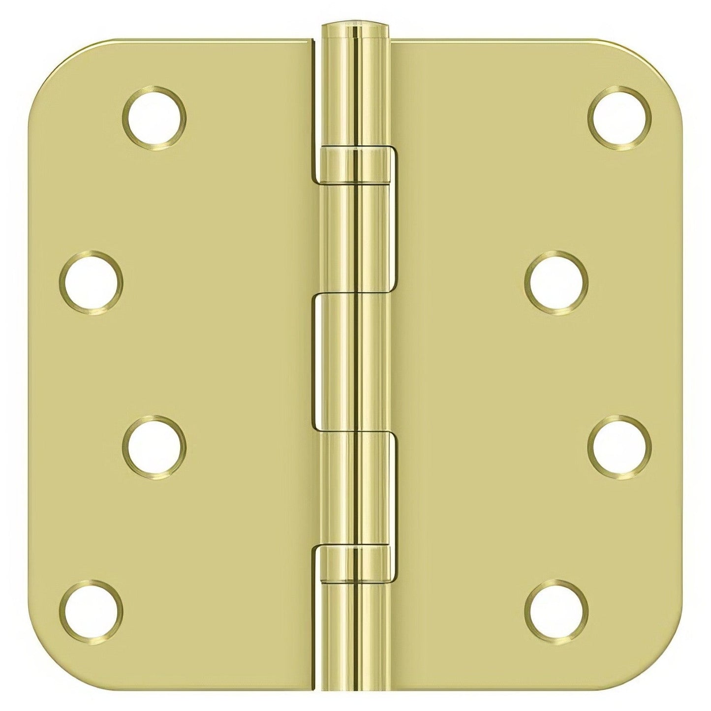 Deltana S44R5BB 4" x 4" Ball Bearing 5/8" Radius Corner Door Hinge - Pair