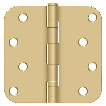 Deltana S44R5BB 4" x 4" Ball Bearing 5/8" Radius Corner Door Hinge - Pair