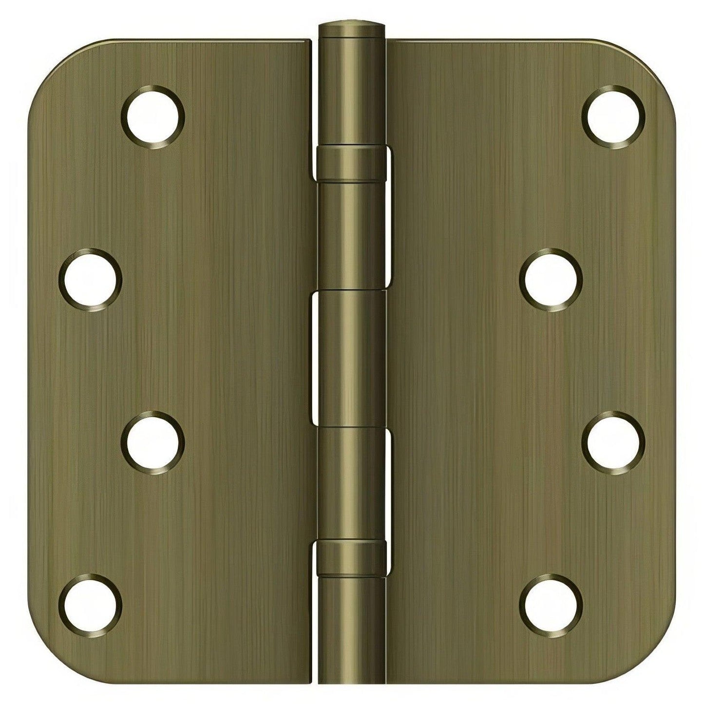 Deltana S44R5BB 4" x 4" Ball Bearing 5/8" Radius Corner Door Hinge - Pair