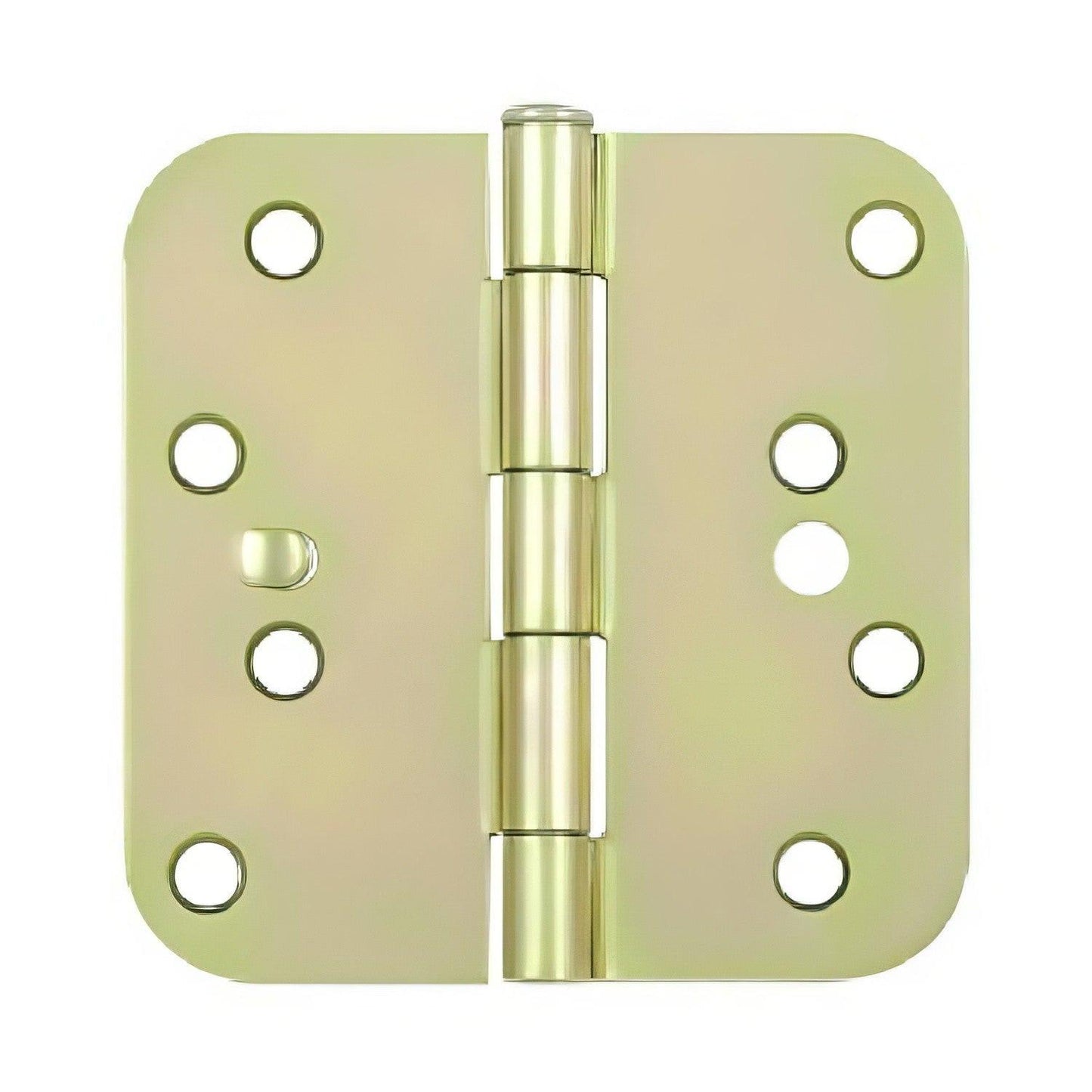 Deltana S44R5BK 4" x 4" x 5/8" Radius Steel Door Hinge