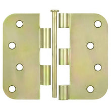 Deltana S44R5BK2D-UN 4" x 4" x 5/8" Radius Steel Door Hinge