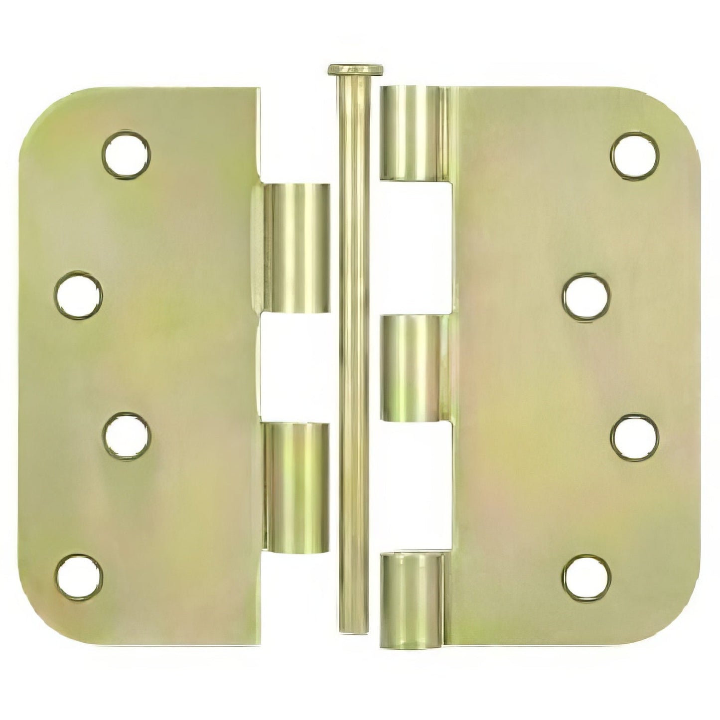 Deltana S44R5BK2D-UN 4" x 4" x 5/8" Radius Steel Door Hinge