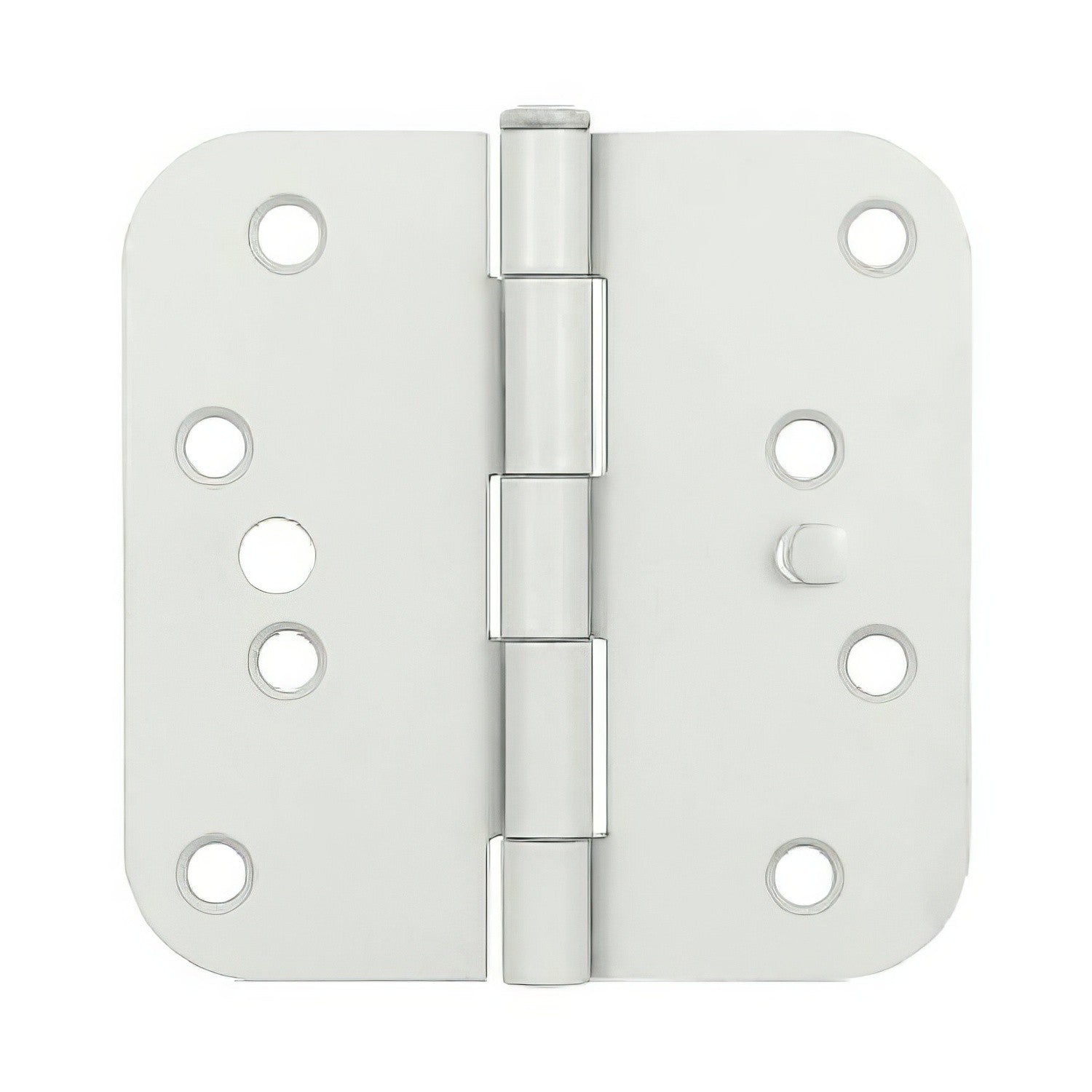 Deltana S44R5BK 4" x 4" x 5/8" Radius Steel Door Hinge
