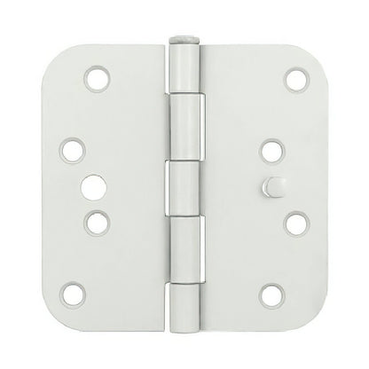 Deltana S44R5BK 4" x 4" x 5/8" Radius Steel Door Hinge