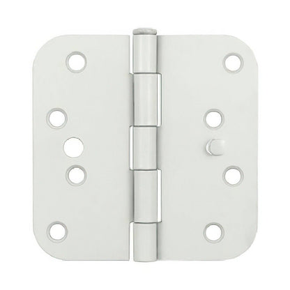 Deltana S44R5BK 4" x 4" x 5/8" Radius Steel Door Hinge
