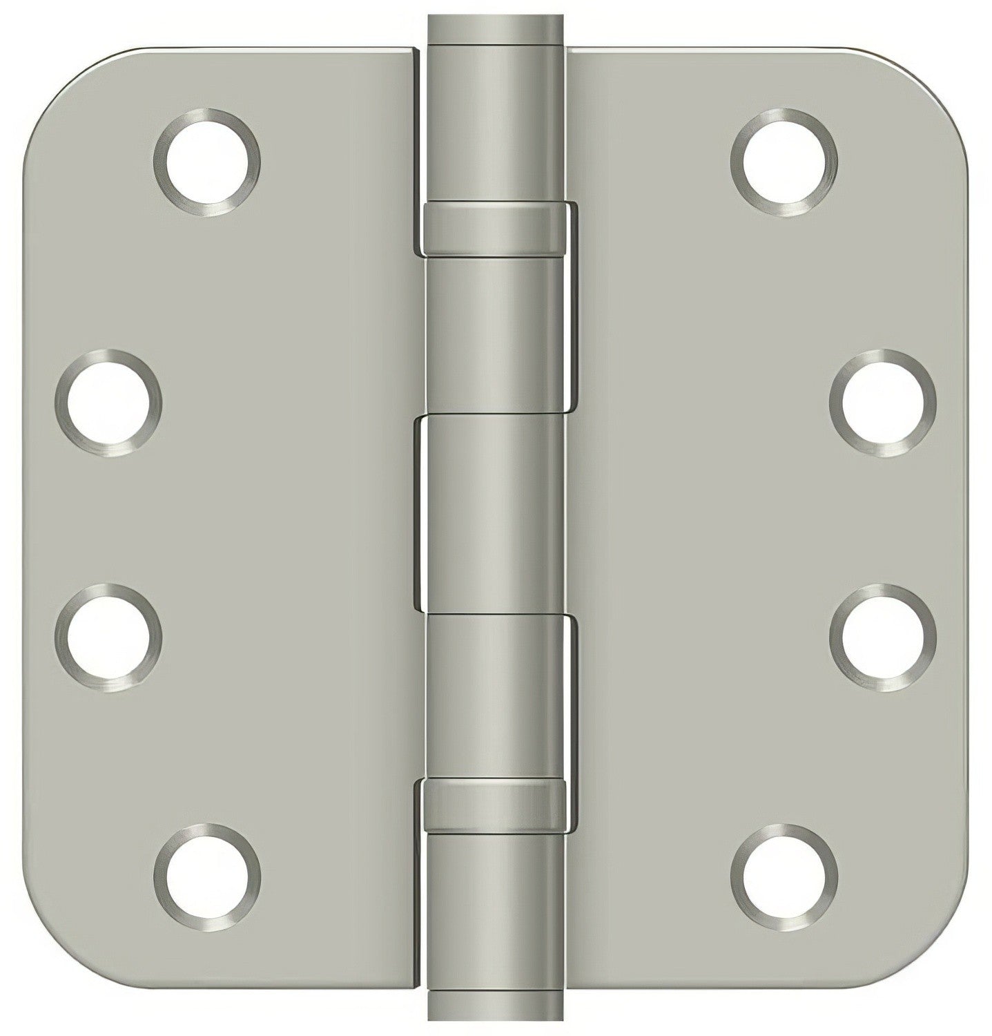 Deltana S44R5HDB 4" x 4" Ball Bearing 5/8" Radius Corner Door Hinge - Pair