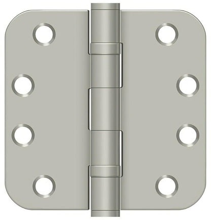 Deltana S44R5HDB 4" x 4" Ball Bearing 5/8" Radius Corner Door Hinge - Pair