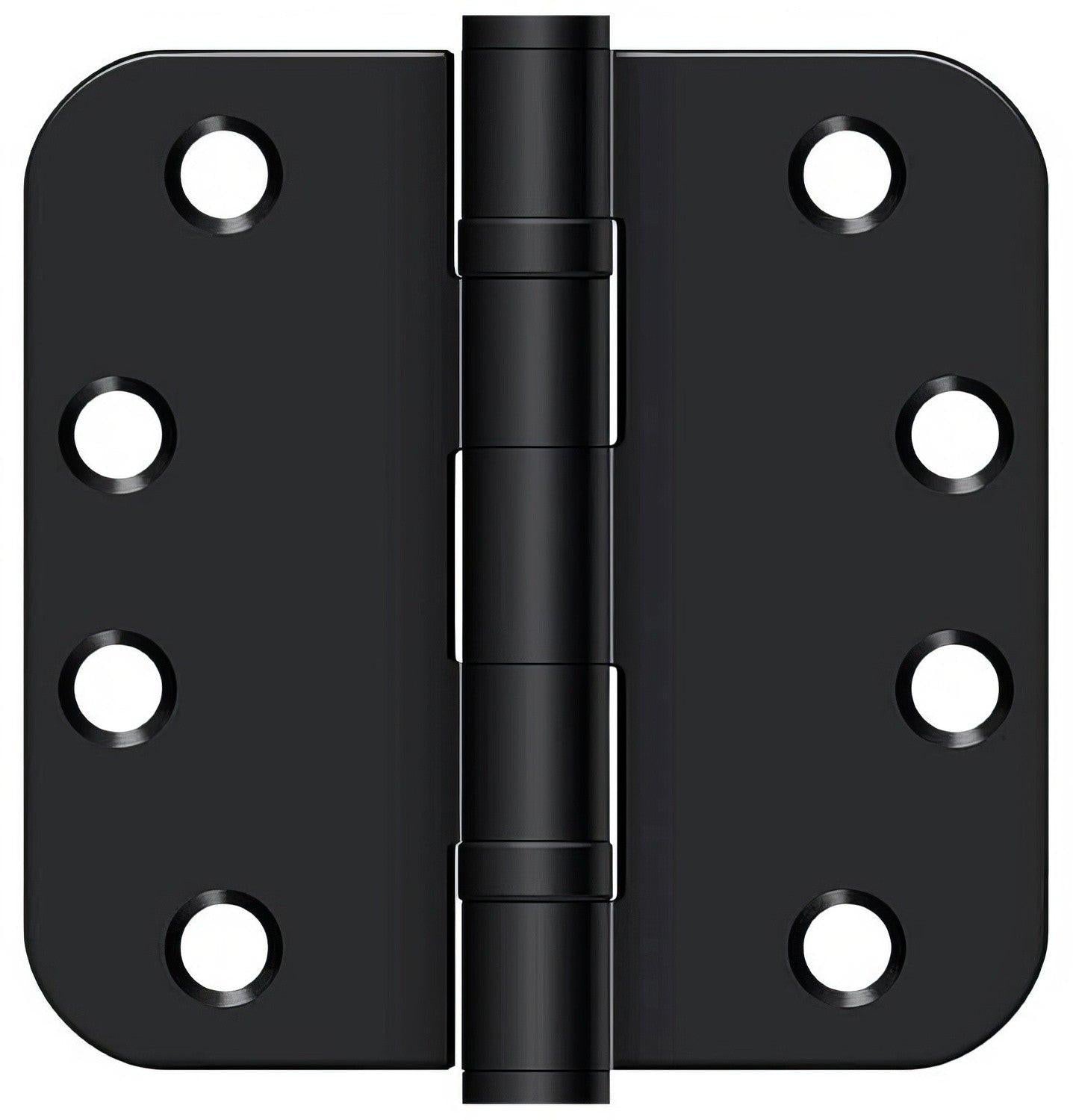 Deltana S44R5HDB 4" x 4" Ball Bearing 5/8" Radius Corner Door Hinge - Pair