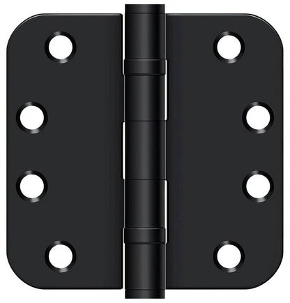 Deltana S44R5HDB 4" x 4" Ball Bearing 5/8" Radius Corner Door Hinge - Pair