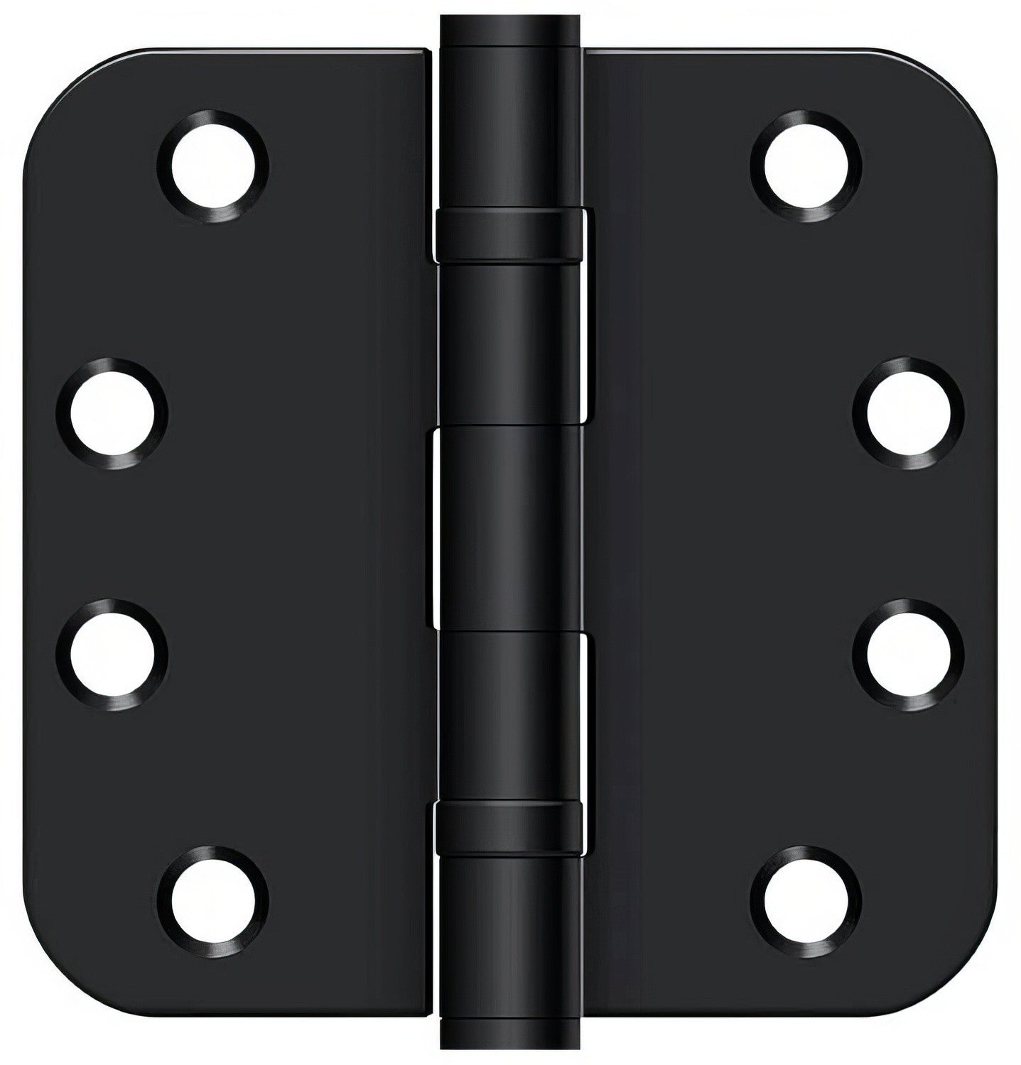 Deltana S44R5HDB 4" x 4" Ball Bearing 5/8" Radius Corner Door Hinge - Pair