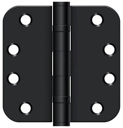 Deltana S44R5HDB 4" x 4" Ball Bearing 5/8" Radius Corner Door Hinge - Pair