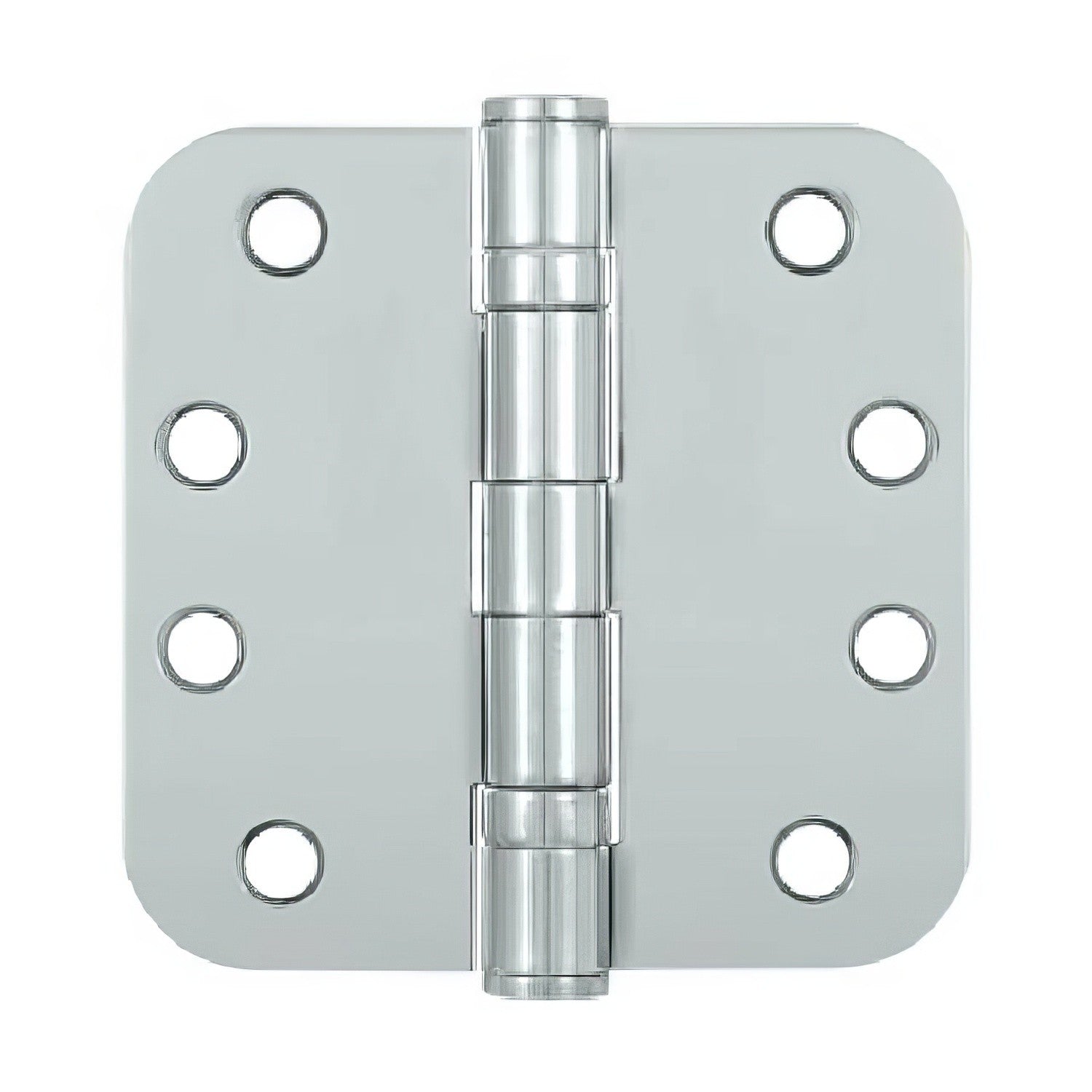 Deltana S44R5HDB 4" x 4" Ball Bearing 5/8" Radius Corner Door Hinge - Pair