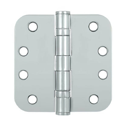 Deltana S44R5HDB 4" x 4" Ball Bearing 5/8" Radius Corner Door Hinge - Pair