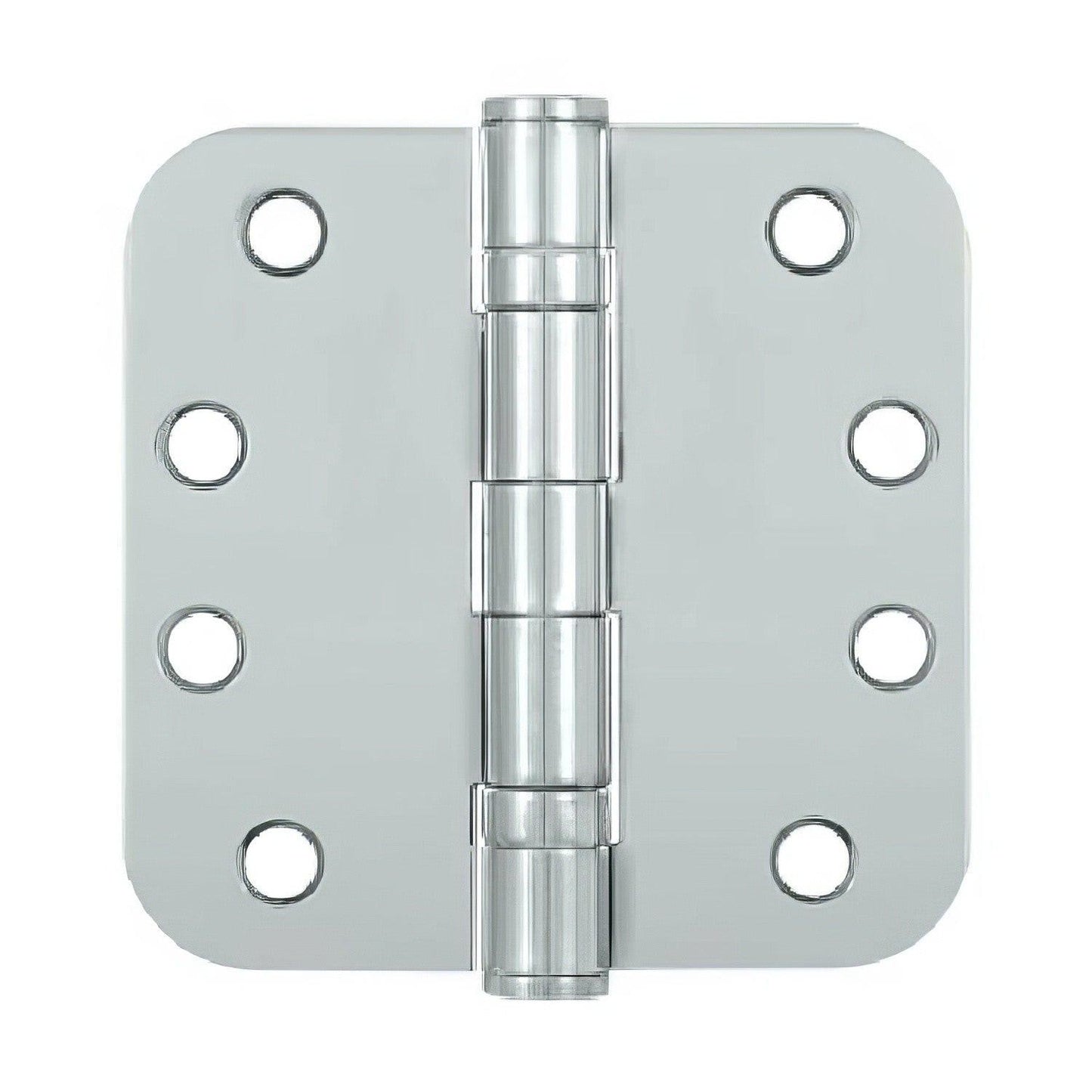 Deltana S44R5HDB 4" x 4" Ball Bearing 5/8" Radius Corner Door Hinge - Pair